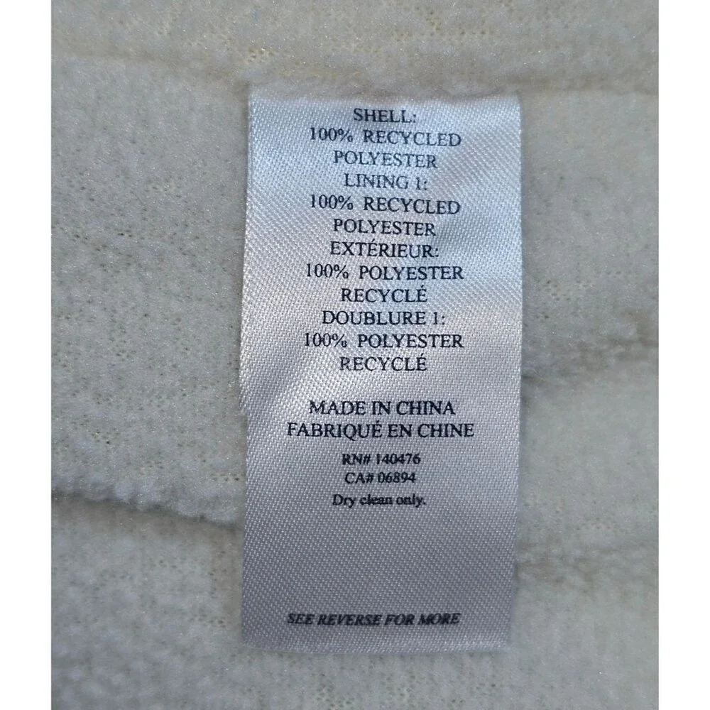 Faherty Women's Multicolor Sun and Wave Faux Sherpa Full Zip Size Xsmall 2980 - Picture 8 of 16